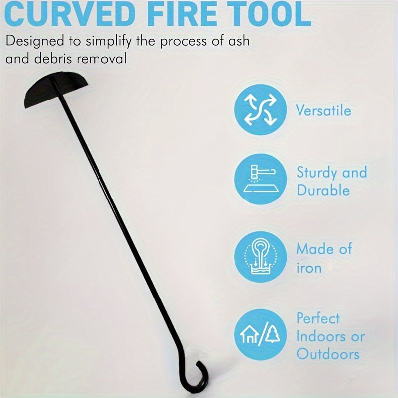 BBQ Tools Set with Ash Shovel, Ash Scraper, and Pull Shovel for Grilling