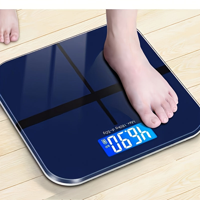 Katta ekran bilan zamonaviy Step-On raqamli hammom tarozi, oson vazn nazorati va aniq darhol o'qish uchun. Energiya tejovchi dizaynga ega.