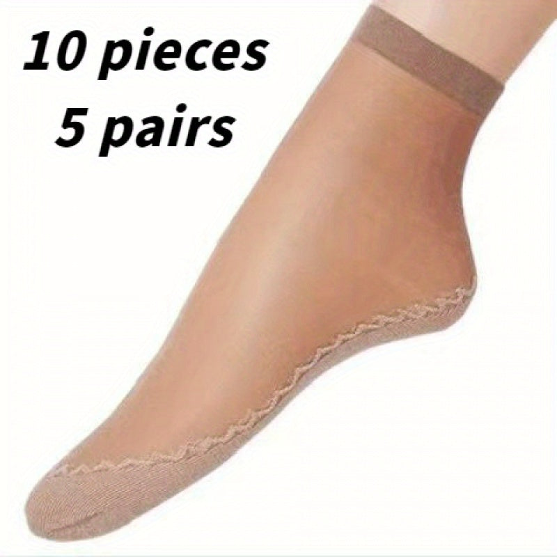 Ayollar uchun nafas oladigan paypoqlar, sirpanmaydigan, terni yutadigan paypoq bilan 10 juft