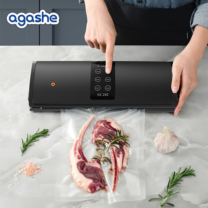 Automatic Food Vacuum Sealer with Touch Screen LED Indicator and External Vacuum Tube
