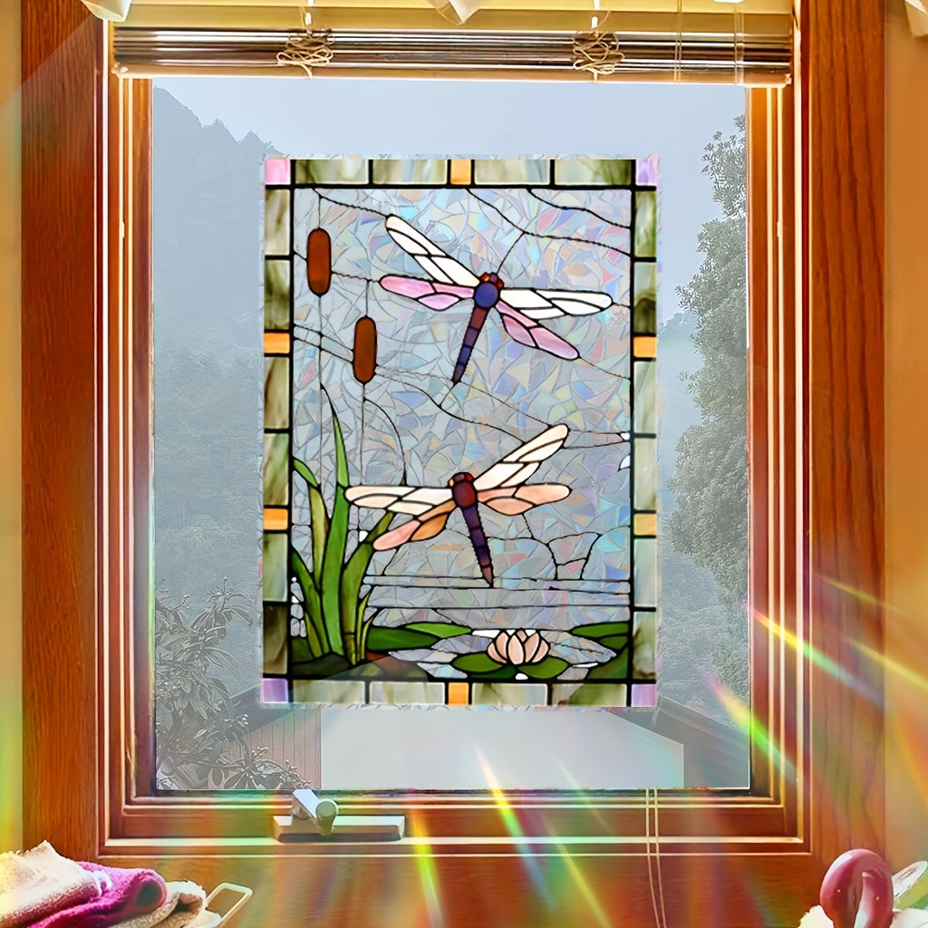 Sun Catcher Window Decal Reusable PVC Glass Cling for Living Room Bedroom
