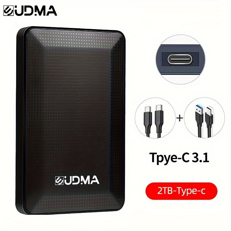 1TB Portable External Hard Drive USB 3.0 2.5 Inch for Storage Media Files