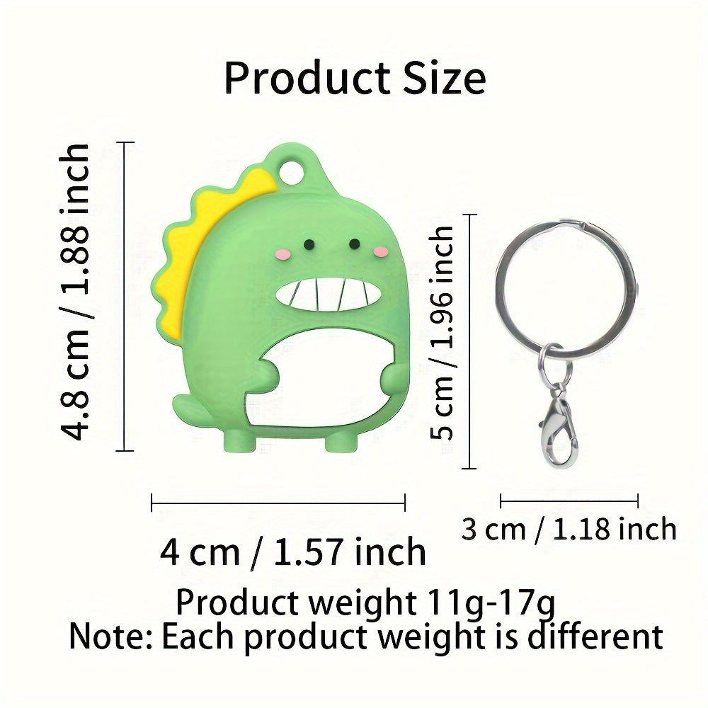 Uniseks Silikon Airtag Kapsul Kalit taqich Hayvonlar Oziq-ovqat Mavzusi Himoya Qoplamalari