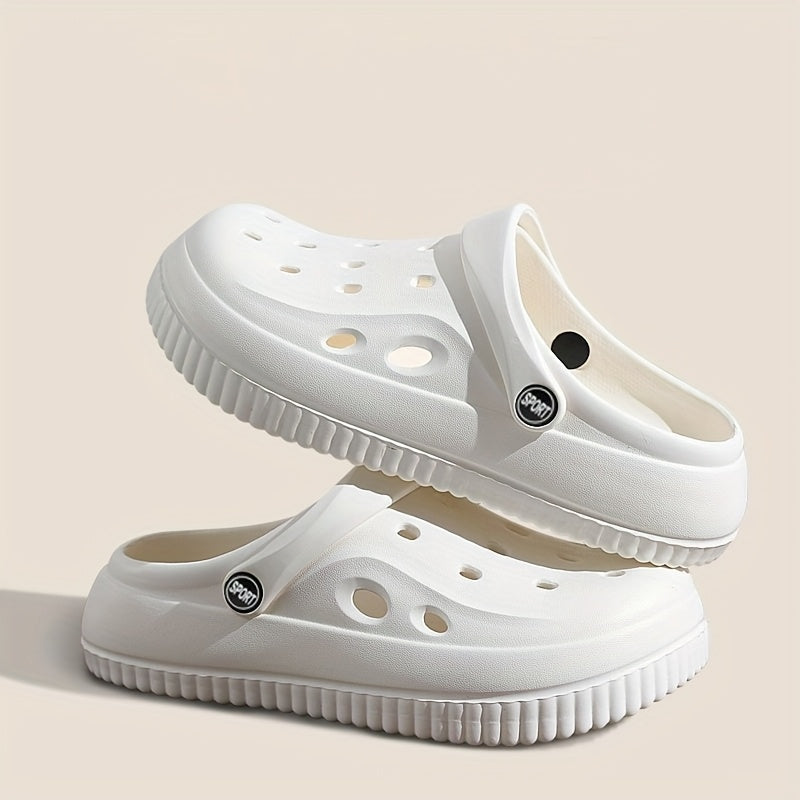 Men's Breathable Summer Slip-On Beach Shoes for Couples Non-Slip Closed Toe