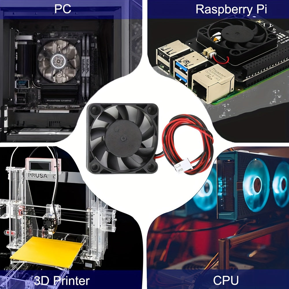 4pcs 40x40x10mm Brushless Cooling Fans 12V 24V for 3D Printers DVRs Small Appliances