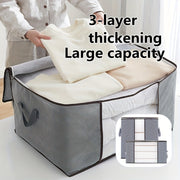 3 qavatli suv o'tkazmaydigan saqlash sumkasi kiyimlar, yostiq va to'shakka mo'ljallangan, changga chidamli tashkilotchi