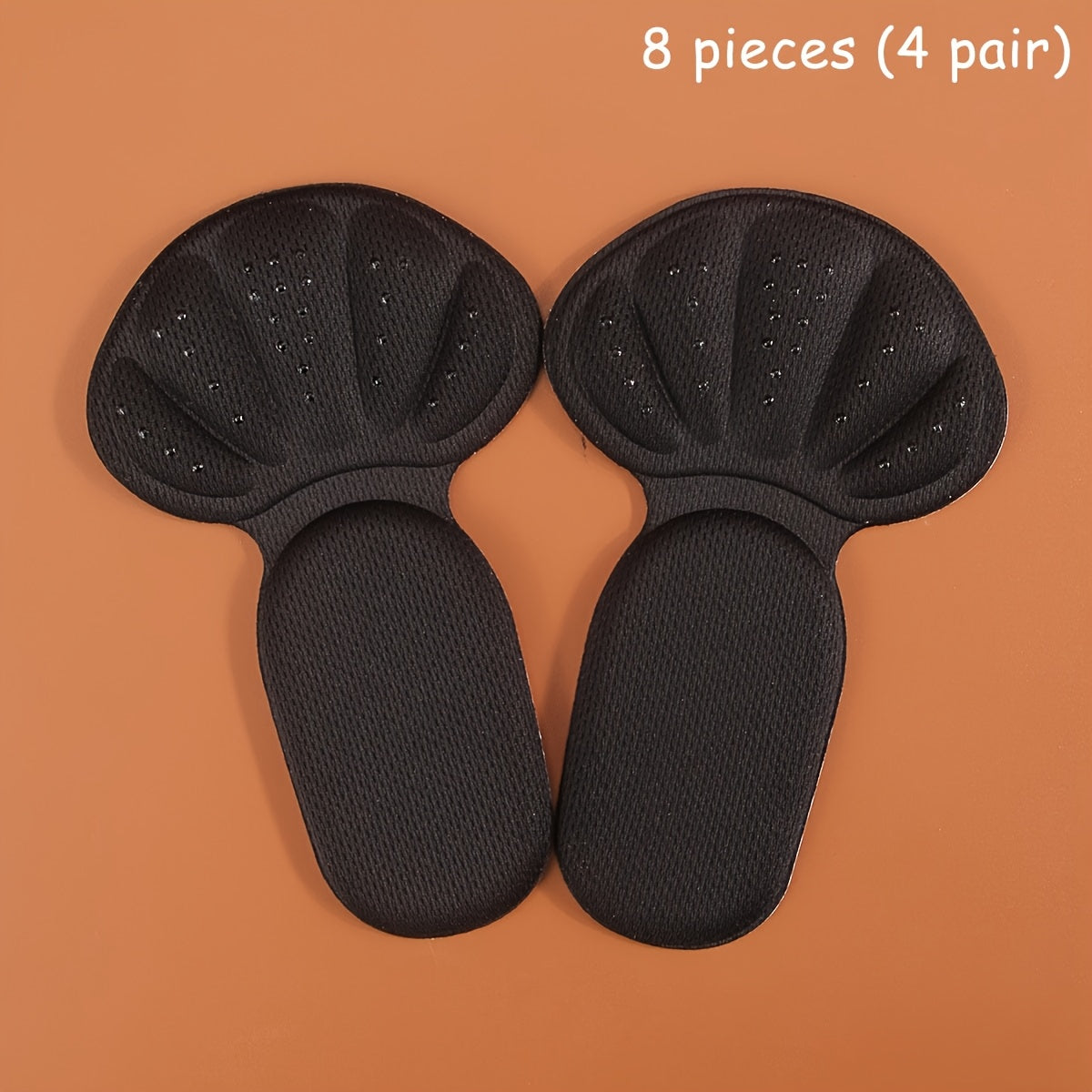 Unisex Soft TPE Heel Cushions Non-Slip Breathable Adjustable Size Set