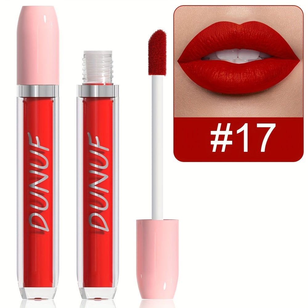 Set de labiales mate para mujer, 25 colores, a prueba de agua, de larga duración, tonos rojos