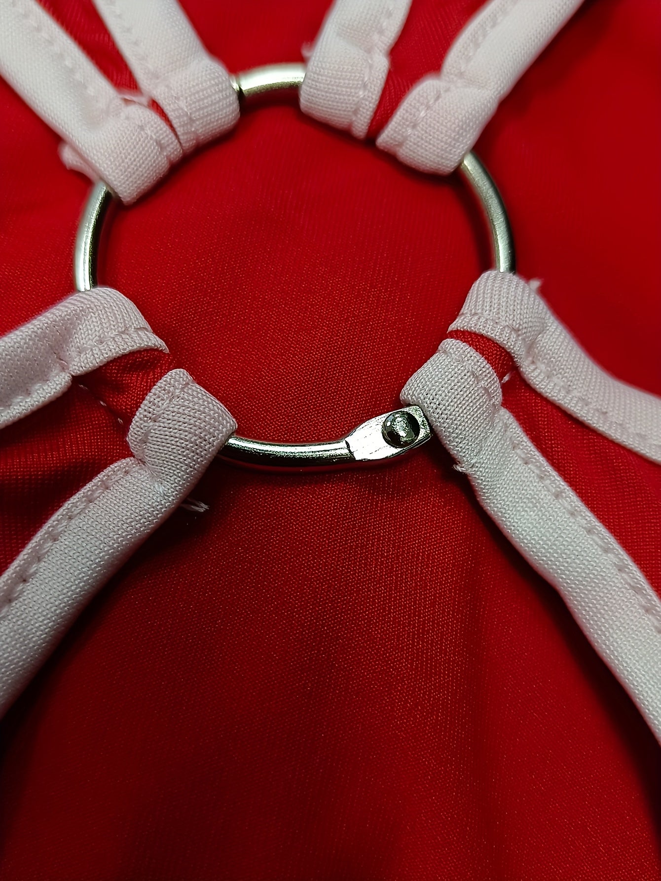 Plus Size Floral Hollow Out Sports Suit Set T-Shirt and Shorts Polyester Elastane