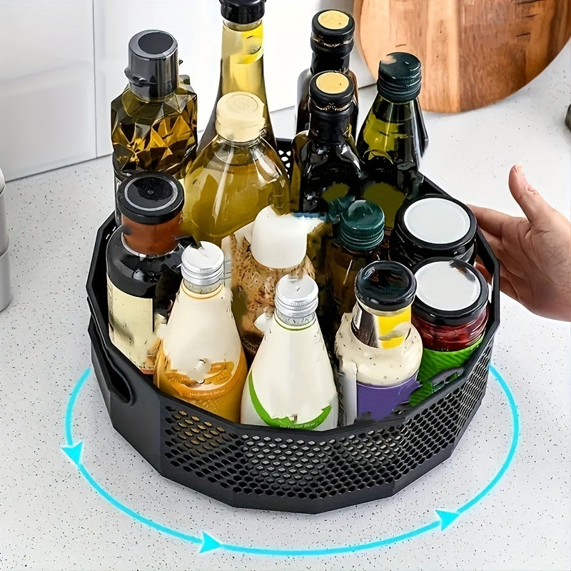 Rotating Kitchen Storage Organizer Turntable for Spices and Condiments
