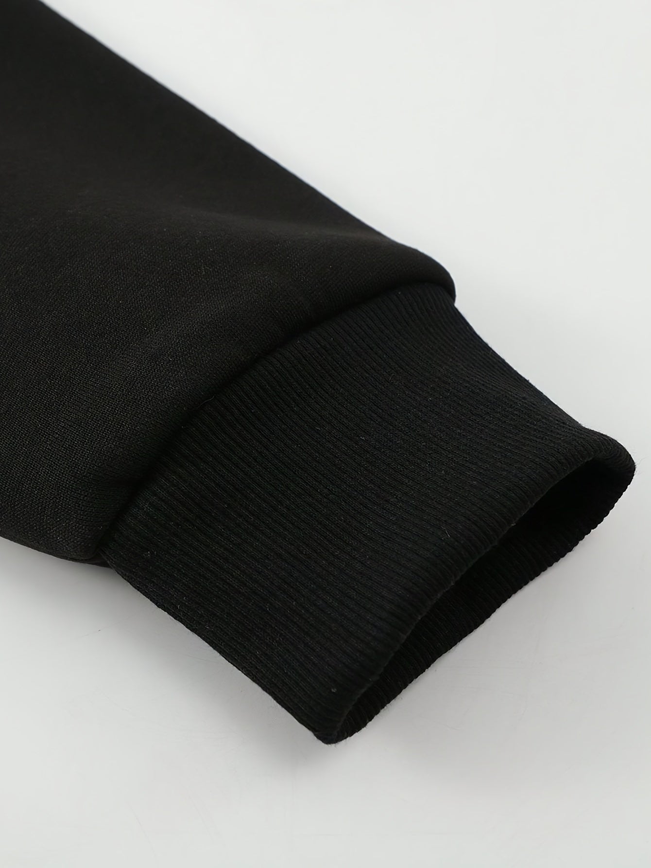 Men's Casual Polyester Letter Print Hoodie Set with Sweatshirt and Jogging Pants