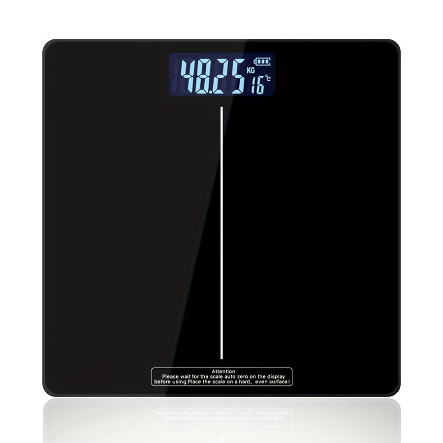 Digital Bathroom Scale 181kg Capacity LED Display Auto Power On Overload Indicator Plastic