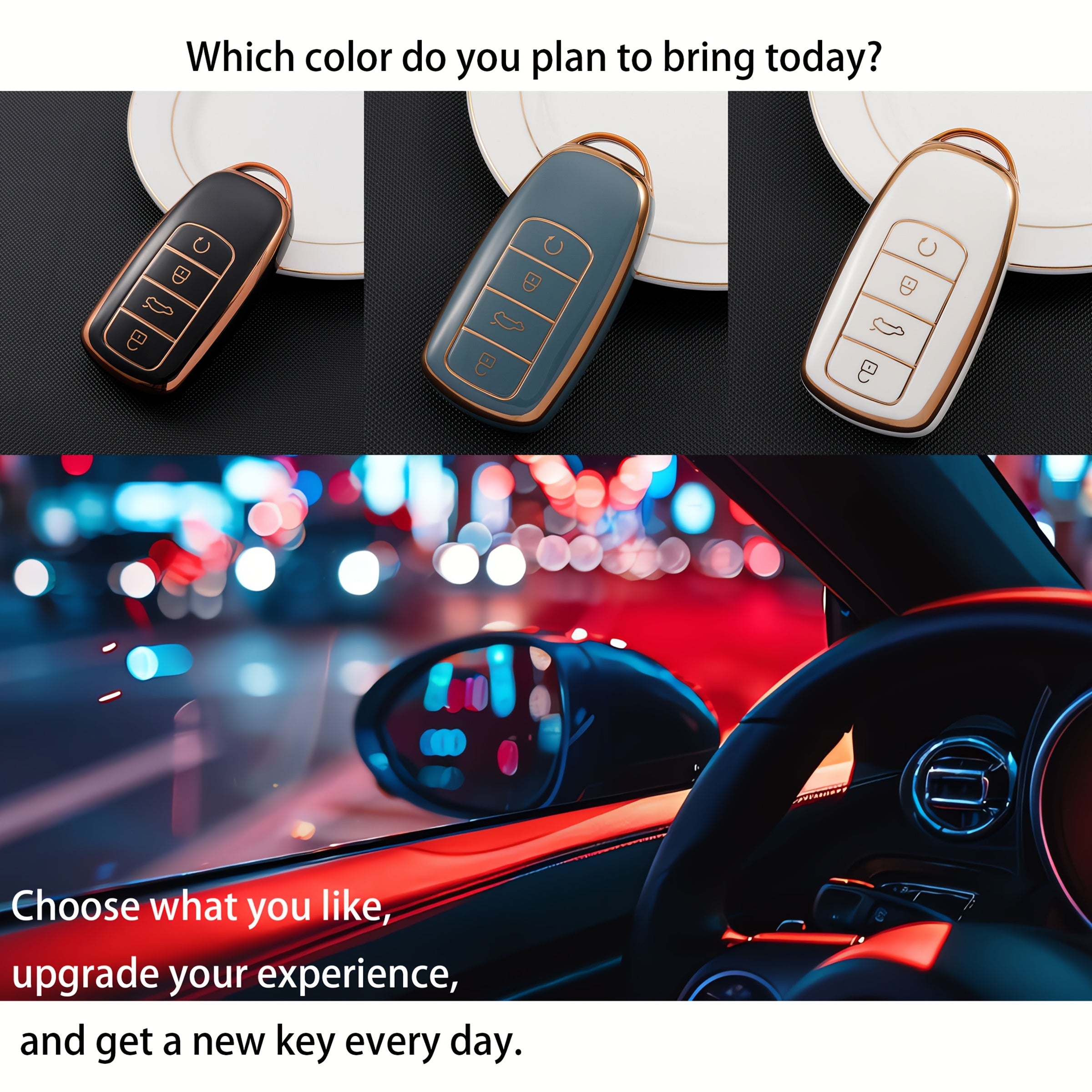 Universal Premium TPU Car Key Shells for Tiggo 8/7 Plus Arrizo 8