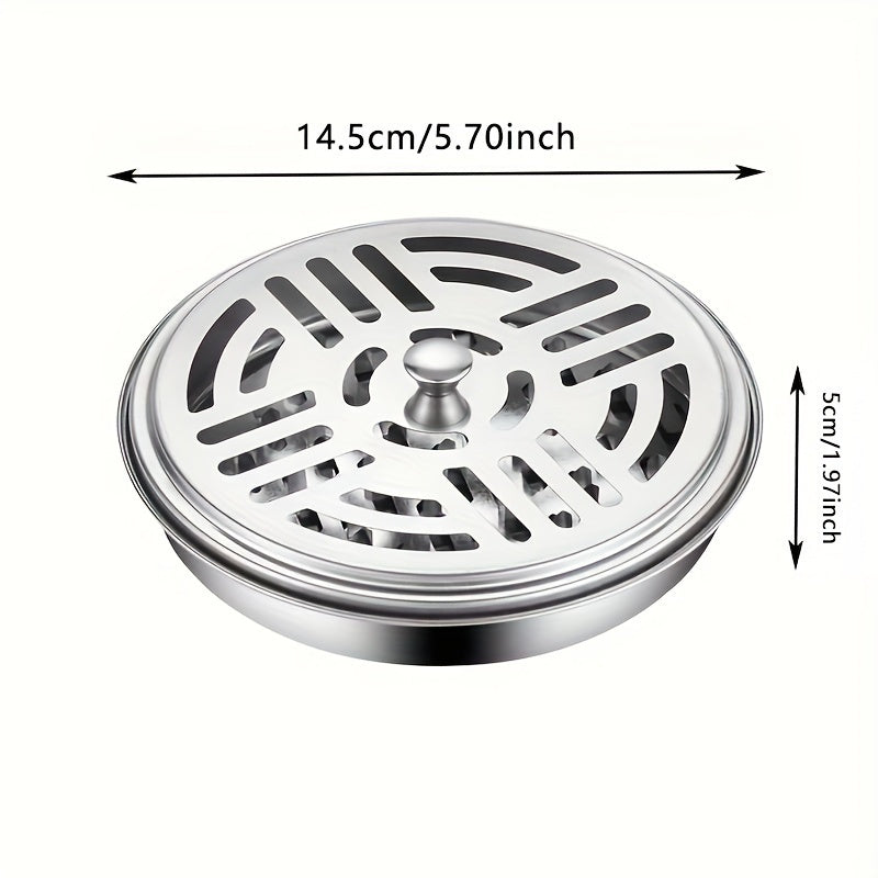 3Pcs Stainless Steel Mosquito Coil Holders Fireproof Heat Resistant for Home Office