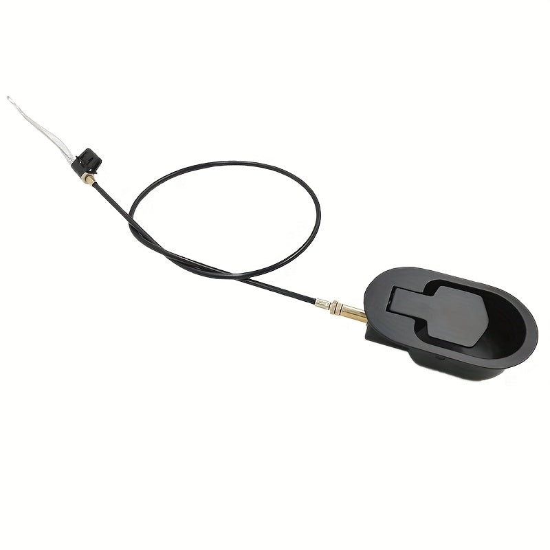 Mango universal de metal negro para reclinador con barra de liberación de plástico duradera