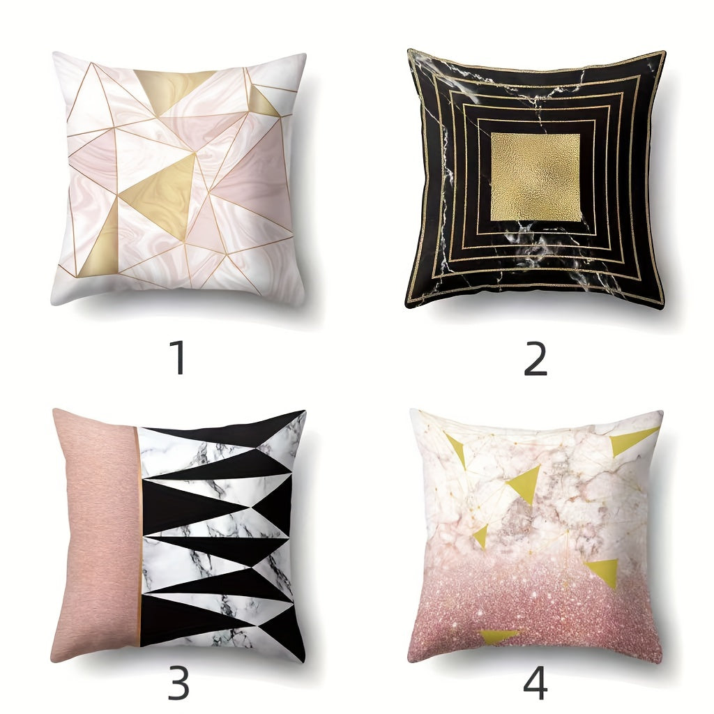 Decorative Cushion Cover with Side Painting for Sofa Bedroom Living Room