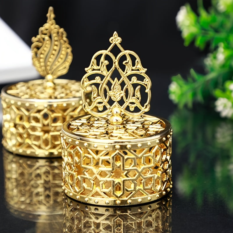 Golden Butterfly Theme Plastic Gift Box with Lid for Weddings and Parties