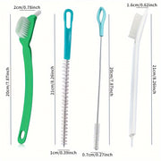 4-Piece Kitchen Cleaning Brush Set Plastic Scrubber Pot Washer for Food Mixers