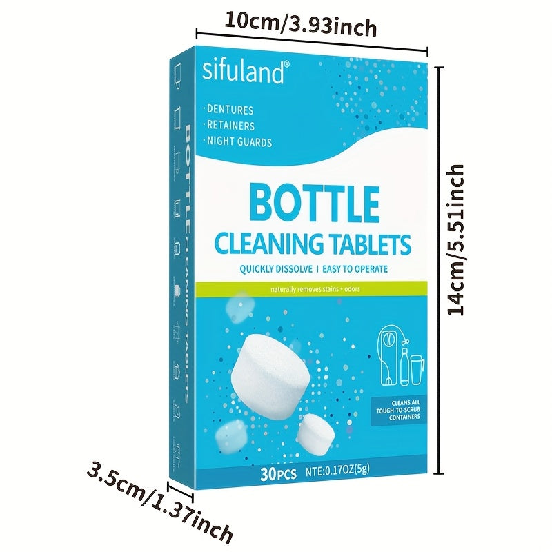 Pack of 30 Effervescent Cleaning Tablets for Kettles and Coffee Machines