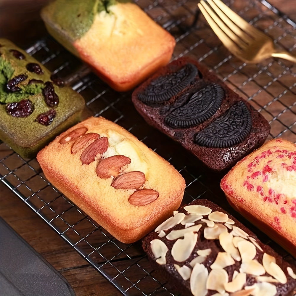 Silicone Cake Mold 9 Cavities High Heat Resistant Mini Brownie Pan for Baking