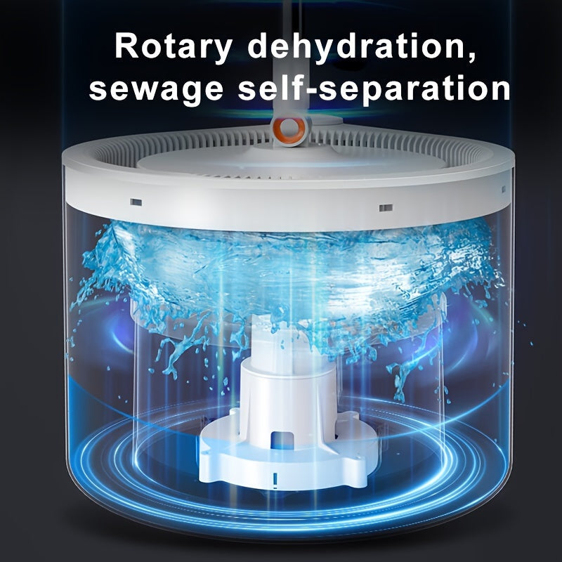 Joybos Self-Washing va Drying Spin Mop Set-ni taqdim etamiz - Bu tekis mop va qop bilan qo'lda tozalashdan zavqlaning, yashash xonalari, avtomobillar, devorlar va polalarni oson tozalash uchun mukammal - Elektr energiyasi talab qilinmaydi!