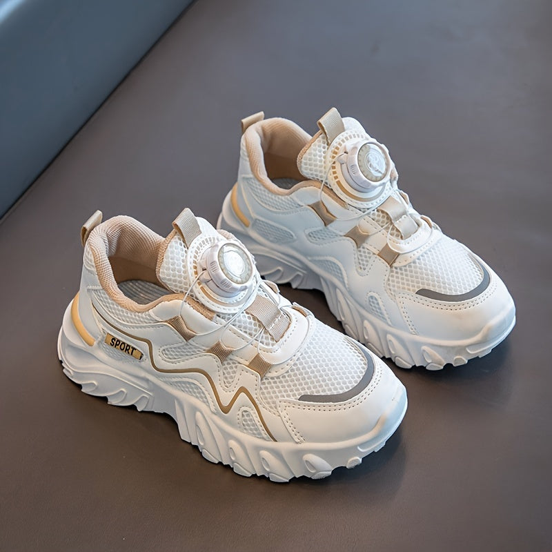 Unisex Breathable Mesh Casual Sneakers for Men and Women White Pink Black Low Top Round Toe Durable Athletic Shoes