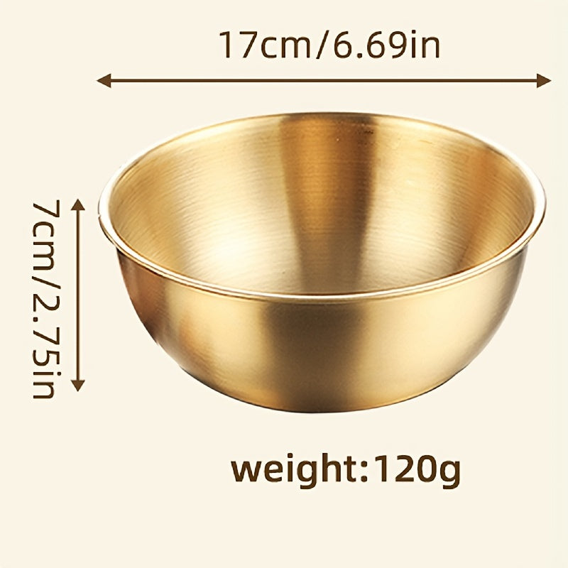 Stainless Steel Mixing Bowl 3 Quart Food Storage Salad Prep Kitchen Accessory