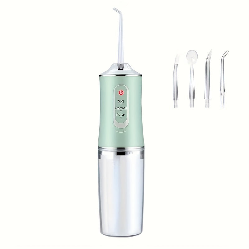 Electric Toothbrush with Oral Irrigator and Orthodontic Cleaning Device Rechargeable Lithium Battery