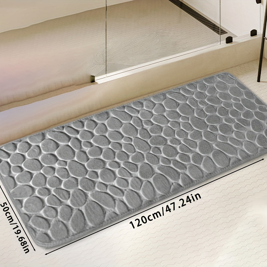 Zarif tosh naqshli poliester hammom matosi, yuqori zichlikdagi ko'pik, sirpanmaydigan to'qima dizayni. Hammom, dush, hammom bezaklari uchun juda singdiruvchi va yumshoq qulaylik.