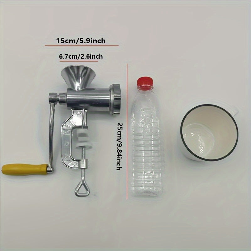 Manual Meat and Vegetable Grinder with Table Clamps 1 Piece