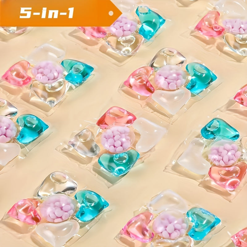 EcoClean Kir yuvish sabun podalari - 16/40/55 dona, 5 in 1 ko'p maqsadli, sulfatsiz, kuchli ifloslanishdan tozalash, yumshoq va kuchli tozalash, kvartira va yotoqxona uchun zaruriy narsalar.