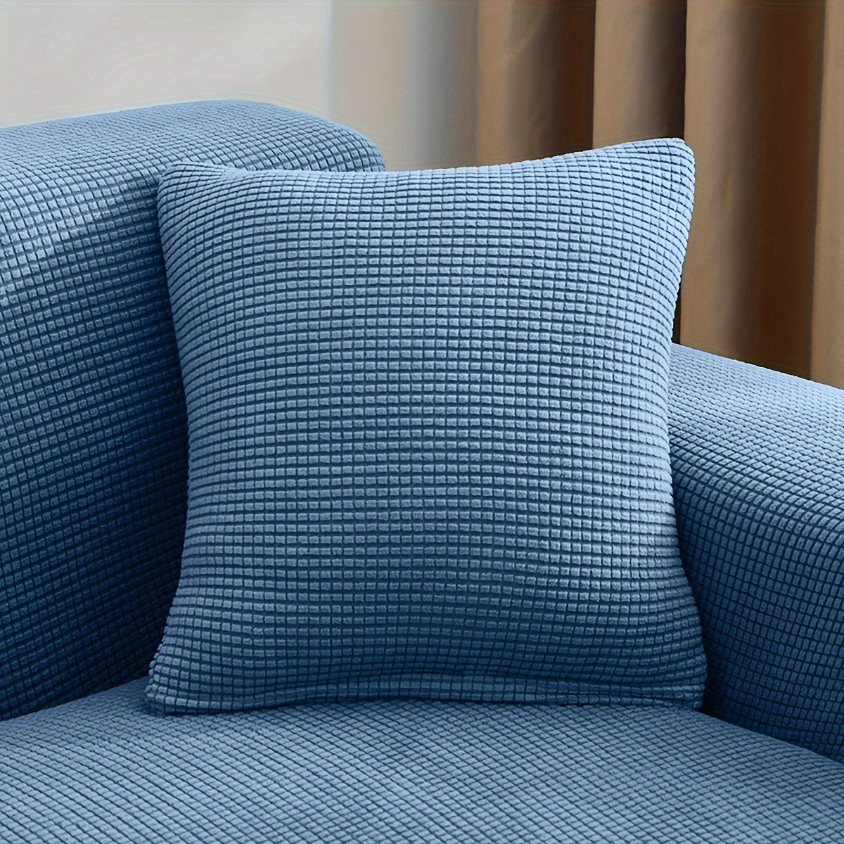 Чехол на подушку из полярного флиса с жаккардовым узором, пылезащитный и устойчивый к царапинам от кошек для декора гостиной и спальни