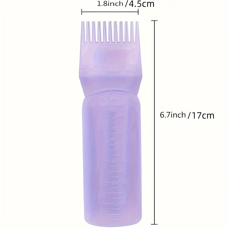 Peine profesional para raíces del cabello, aplicador de estilo, botella de champú, herramienta duradera para el cabello