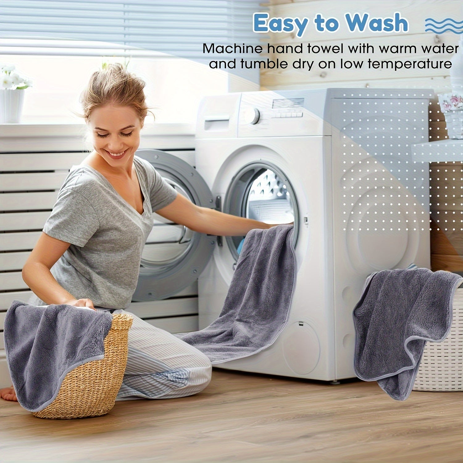 Large Coral Fleece Face Towel 42x80cm 350g/m² Square Density 5/10 Pack