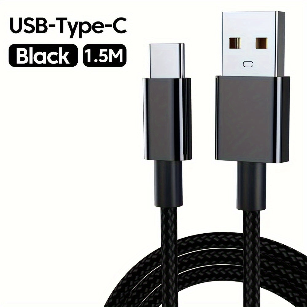 120W 6A USB Type C Charging Cable for Data Transfer and Fast Charging