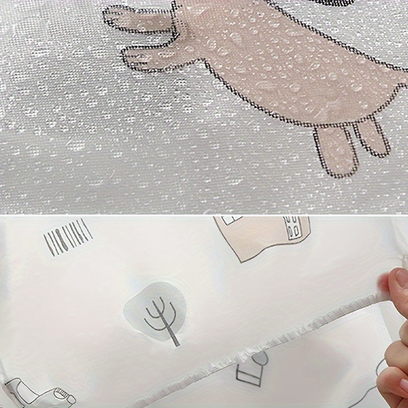 2-Pack Cute Animal Pattern Air Conditioner Dust Cover Wall-Mounted Home Decor