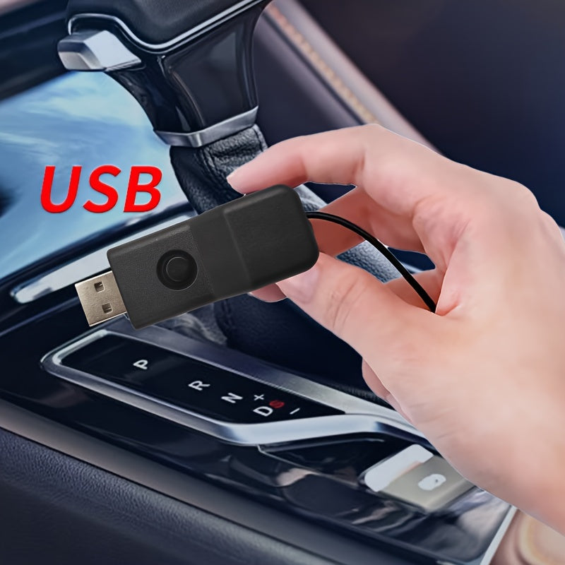 Interior Car LED Atmosphere Light Flexible Neon Strip 200cm Decoration