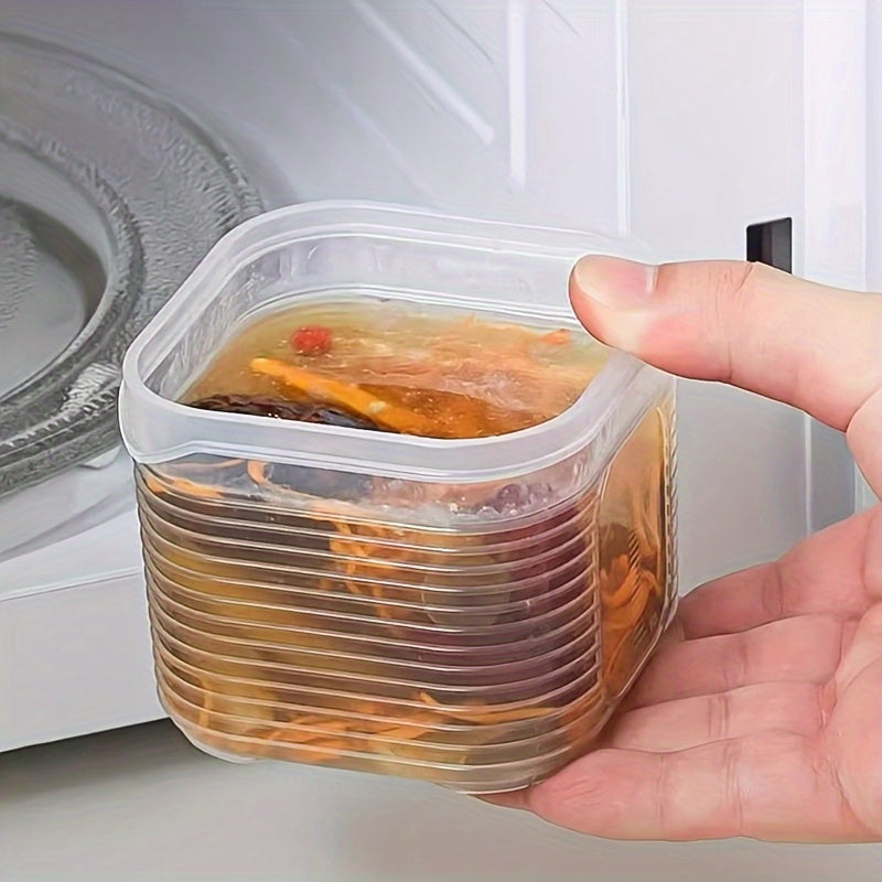 7-Piece Food Storage Container Set Leak-Proof Freezer Safe Stackable PP Material