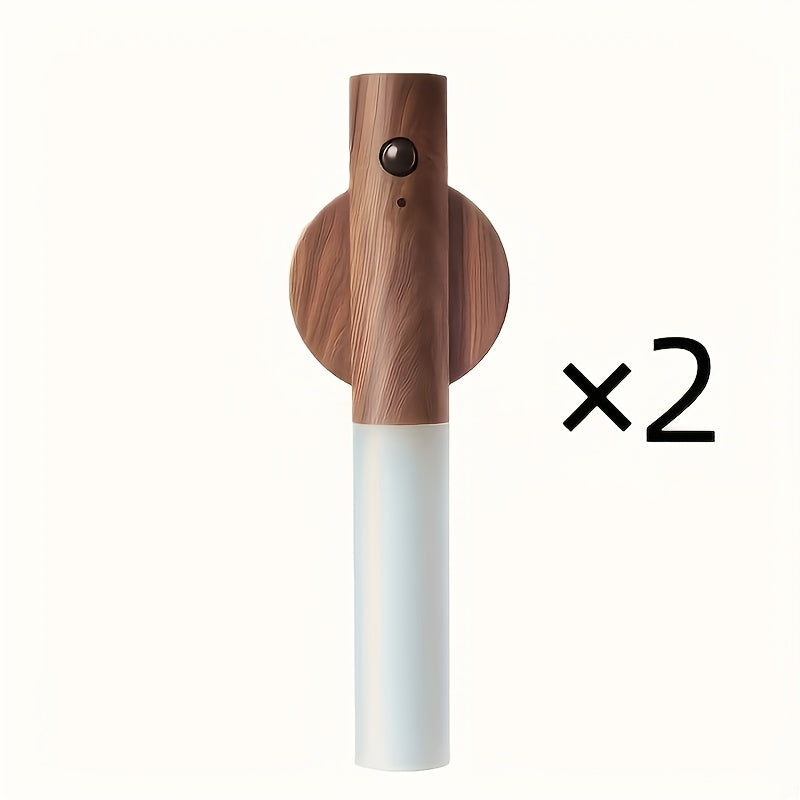 Striped LED Night Light with Motion Sensor Rechargeable Wall Mount for Office Use