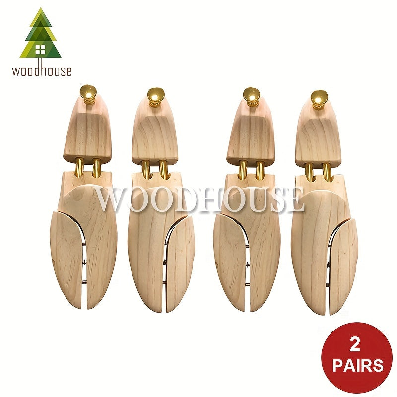 Women's Golden Buckle Shoe Clips 2 Pairs Leather Accessories