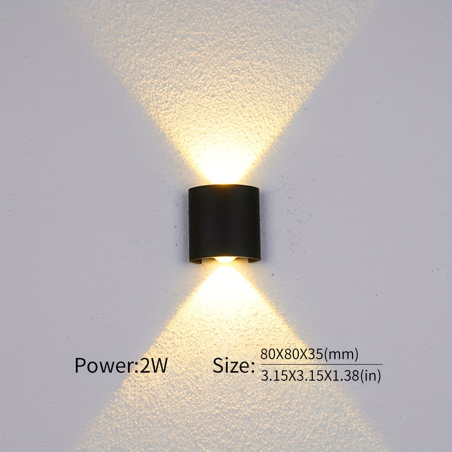 Wall Light with Adjustable Wattage 2W-10W for Indoor and Outdoor Use 85-265V