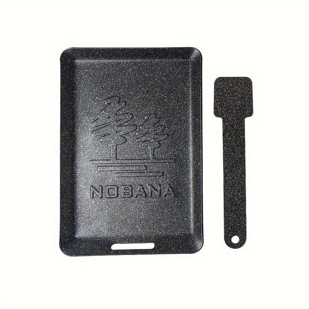 Japanese Style Mini Non-Stick Grilling Pan for Camping and Picnics with Spatula