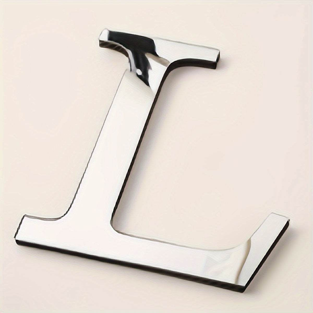 3D Acrylic Mirror Wall Decals Alphabet Stickers Gold Silver Self-Adhesive Modern Home Decor