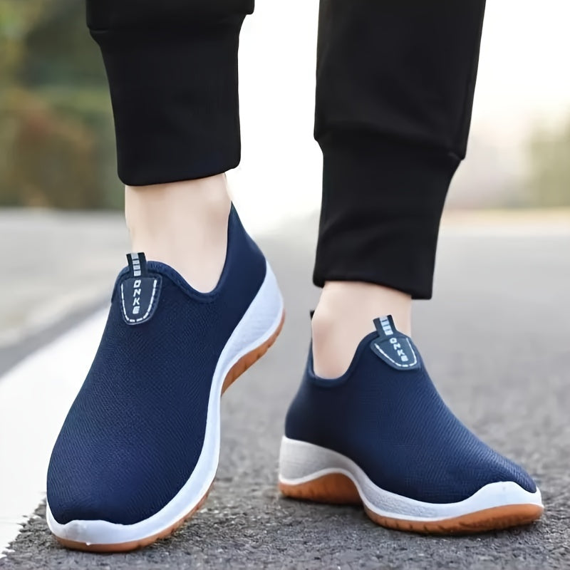 Men's Breathable Fabric Slip-On Loafers Casual Summer Shoes