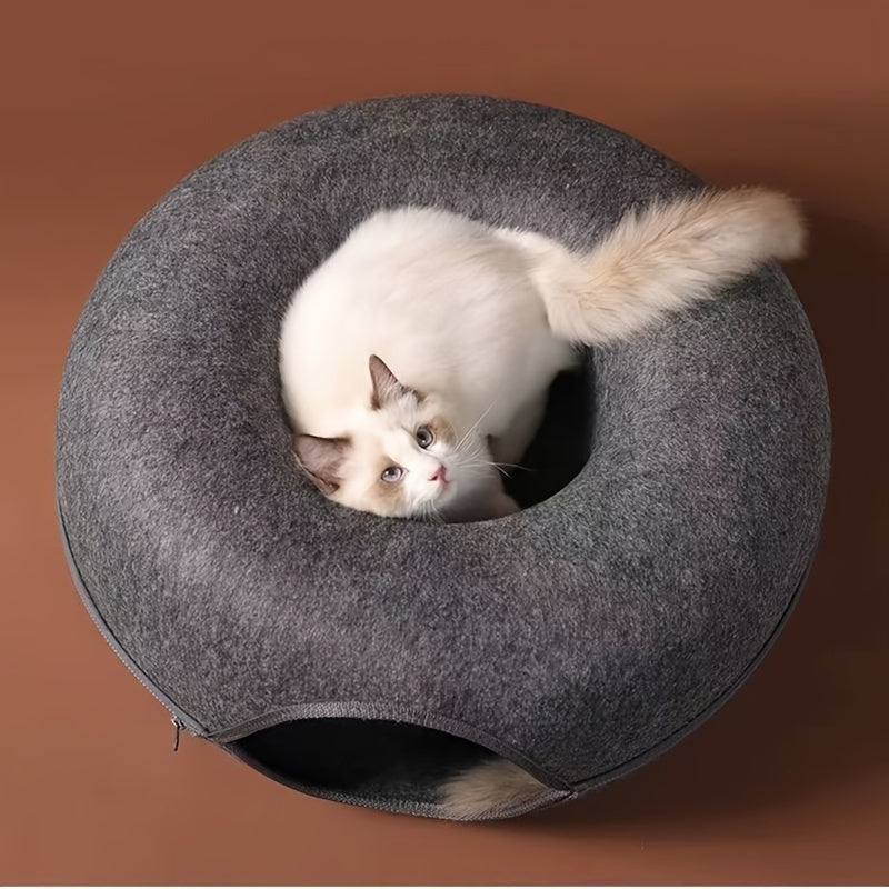 Large Cat Cave Bed for Multiple and Large Cats Indoor Detachable Washable