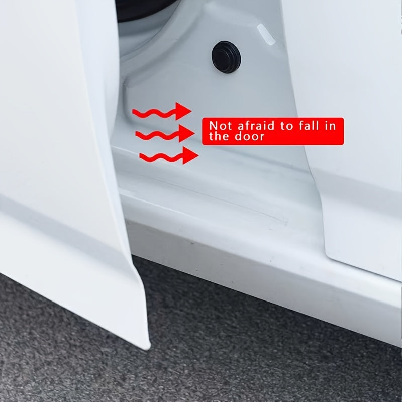 10Pcs Silicone Car Door Soundproofing Pads Vibration Noise Dampening