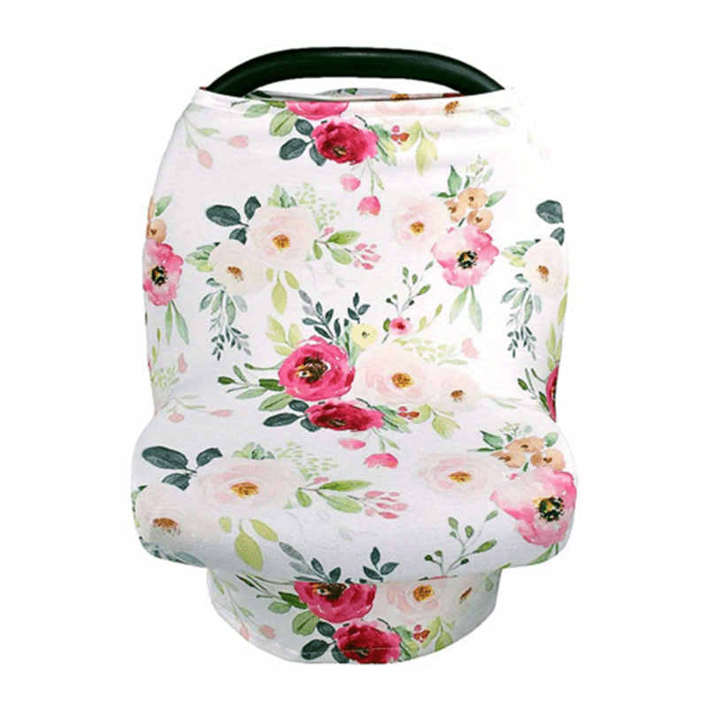 Funda para asiento de bebé 4 en 1 con capota, cubierta de lactancia para bebés y niños pequeños