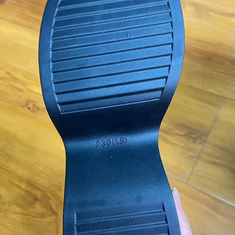 Women's Chunky Platform Shoes Wedge Sole Non-Slip Rubber Flats