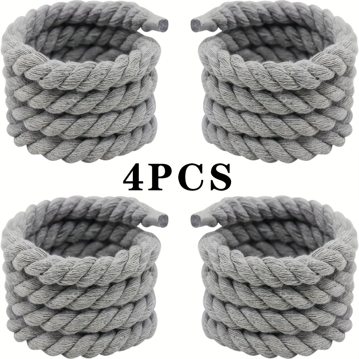 Unisex Woven Shoelaces 4 Pairs Durable Lightweight Canvas Sneakers Bold Colors