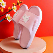 Ayollar uchun yopiladigan ichki va tashqi uy poyabzali, yostiqlangan EVA, sirpanmaydigan, qulay